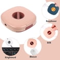 thumbnail image 4 of 6 Pieces Retractable Cable Management Charging Cord Organizer Phone Cord Holder Retractable Cable Reels Small Winder Case for Usb Cable Headset Cord Mouse Wire Charger Cable, 4 of 5