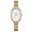 Gold, variant on Women's watch with a simple oval face, fashionable and versatile quartz wristwatch for women, trendy watch