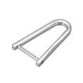 thumbnail image 3 of Uxcell D-Rings Screw in Shackle, 4Pack 50mm Horseshoe U Shape D Ring for Bag DIY, Silver, 3 of 4
