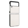 thumbnail image 3 of Bling Phone Case, Aspecto Hermoso Prevención De La Contaminación Por Polvo Mujer Bling Phone Shell Resistencia A Los Golpes Ajuste Perfecto Para Galaxy Z FLIP 3 Smartphone ANGGREK Blanco, 3 of 8