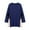 Navy, variant on Wdfiry Women's Cotton Maternity Shirts Fashion Solid Side Split Nursing Tops Plus Size Long Sleeve Crew Neck Pregnancy Clothes for Breastfeeding