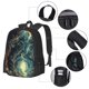 thumbnail image 2 of Fotbe Enchanted Forest Skull Path Mochila para Hombre y Mujer - Tela Oxford 600D Resistente - Mochila Impermeable de Gran Capacidad para Escuela, Viajes y Senderismo, 2 of 6