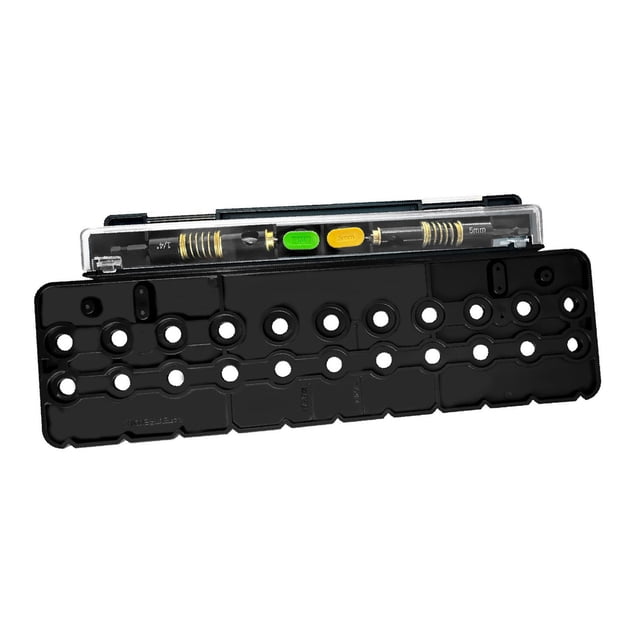 Plantilla Guía Para Estantes Y Herrajes Para Gabinetes, Plantilla Multifuncional De 1/4 Pulgadas Y 5mm, Plantilla Precisa Para Orificios De Clavija Para Estantes Para Carpintería