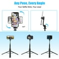 thumbnail image 4 of Trípode Selfie Stick Rupital 180 cm con mando a distancia para iPhone/GoPro, 4 of 6