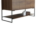 thumbnail image 5 of Fine Fixtures  Urbania Collection Bathroom Vanity Walnut 60" Matte,N/A, 5 of 5