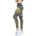 thumbnail image 2 of Ckdifva Skeleton on Chair Yoga Pants with Pockets for Women Workout Athletic Yoga Leggings, 2 of 7