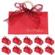 thumbnail image 2 of Dark Red Paper Candy Boxes for Storage Lightweight and Creative Perfect for Parties and Weddings 18pcs, 2 of 4
