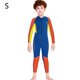 thumbnail image 4 of Naiovety Traje de neopreno portátil DIVE SAIL cuello 2,5mm resistente al sol elástico cálido mantenimiento 3 capas impermeable natación niños Deportes acuáticos Naranja S Naiovety OD003307-06, 4 of 6