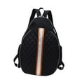 thumbnail image 3 of Bolsa de tenis Ligero de deportes al aire libre Strap ajustable Mochila multipropósito Negro, 3 of 8