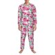 thumbnail image 3 of Fotbe Flamingo Pijama de Hombre con Estampado de Manga Larga, Conjunto de 2 Piezas, Ropa de Dormir Suave y Cómoda con Bolsillos-X-Large, 3 of 7