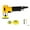 Single, variant on Concentric Air Sander Pneumatic Polishing Grinder Grinding Machine Air Tools High Speed Air Powered Polisher Set For Car ,Easy Operation