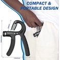 thumbnail image 3 of Dww-4 Pcs Renforceur de Poignée, Appareil de Renforcement du Grip avec Résistance Réglable 5-60kg, 3 of 5