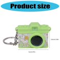 thumbnail image 3 of Creative Camera Shaped Keychain Plastic Cartoon Design Compact Key Ring Decorative Gift For New Year Celebration Purple, 3 of 4