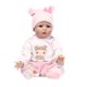 thumbnail image 2 of Reborn Baby Doll Cuerpo de relleno de algodón PP con cabello enraizado, 2 of 8