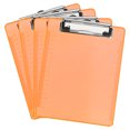 thumbnail image 1 of Portapapeles Duro Unique Bargains Naranja 8.9x12.6 Pulgadas Paquete de 2, 1 of 6