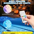 thumbnail image 5 of Pool Lights with Remote, 10 Color Changing Pool Lights for Above Ground Pools, Battery Operated Submersible LED Lights for Pond, Bathtub, Hot Tub, Party, 4 Pack, 5 of 9