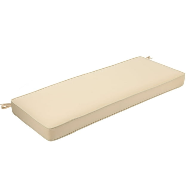 Aoodor Coussin de Banc d'Extérieur 46.5” x 17.7” x 3”, Beige