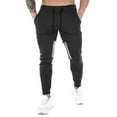 thumbnail image 2 of Inleife Mens Pants 2025 Men Fashion Solid Casual Elastic Waist With Pocket Trousers Sport Pants, 2 of 6