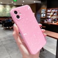 thumbnail image 3 of Compatible with iPhone 12 Case Cute Glitter Slim Bumper, Sparkly Silicone Shockproof Protective Phone Case for Women Girls (Pink), 3 of 13
