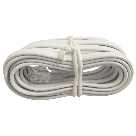PRO SIGNAL - White RJ11 to BT Plug (BT431A) Crossover Telephone Cable - 3m