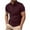 Wine, variant on RMGVDSD Men's Casual Polo Shirts Classic Button Basic Short Sleeve Shirt Solid Color Summer Fashion Comfortable Polo Tops Lightweight Athletic Shirts