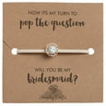 thumbnail image 2 of Will You Be My Bridesmaid Gifts. Bridesmaid Proposal Gifts with a Floral Bracelet, Heartfelt Card and Gift Wrap, 2 of 5
