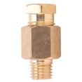 thumbnail image 1 of Brass Fitting Straight-Through Threaded Pipe Connection Nipple Industrial Joint SuppliesPD608, 1 of 5