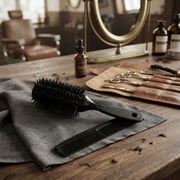 (4 pack) Equate Styling Brush and Comb Set, Black, 2 Pieces