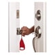 thumbnail image 3 of Cerradura portátil con hebilla para puerta, cerradura para habitación de hotel, bloqueador de puerta superior, cerradura antirrobo, 3 of 3