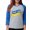 Heather/Blue, variant on CafePress - Pray For Ukraine Long Sleeve T Shirt - Womens Baseball Tee