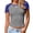 Blue gray, variant on Color Block Summer Short Sleeve Women Slim Fit Raglan Crop Tops