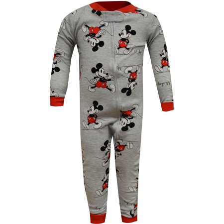 

American Marketing Enterprises INC Boys Disney Baby Classic Mickey Mouse Infant Cotton Onesie Sleeper (18 mo)