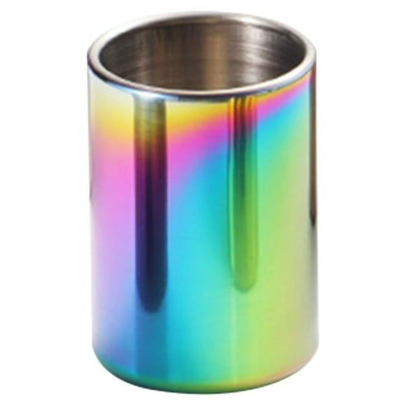 Caja de palillos de acero inoxidable Frasco contenedor moderno para palillos de dientes para restaurante en casa (colorido)