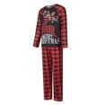 thumbnail image 3 of DuAnyozu Christmas Pajamas Matching Family Pj Set Long Sleeve Tops and Plaid Pants for Sleepwear Soft Loungewear Pjs, 3 of 10