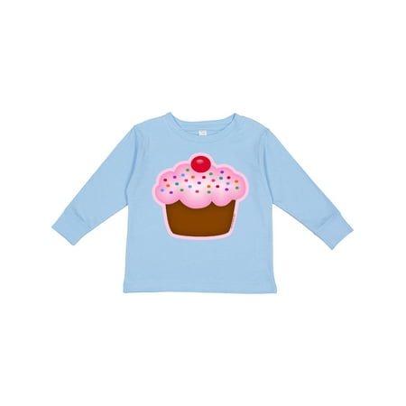 

Inktastic Cupcake Gift Toddler Toddler Girl Long Sleeve T-Shirt