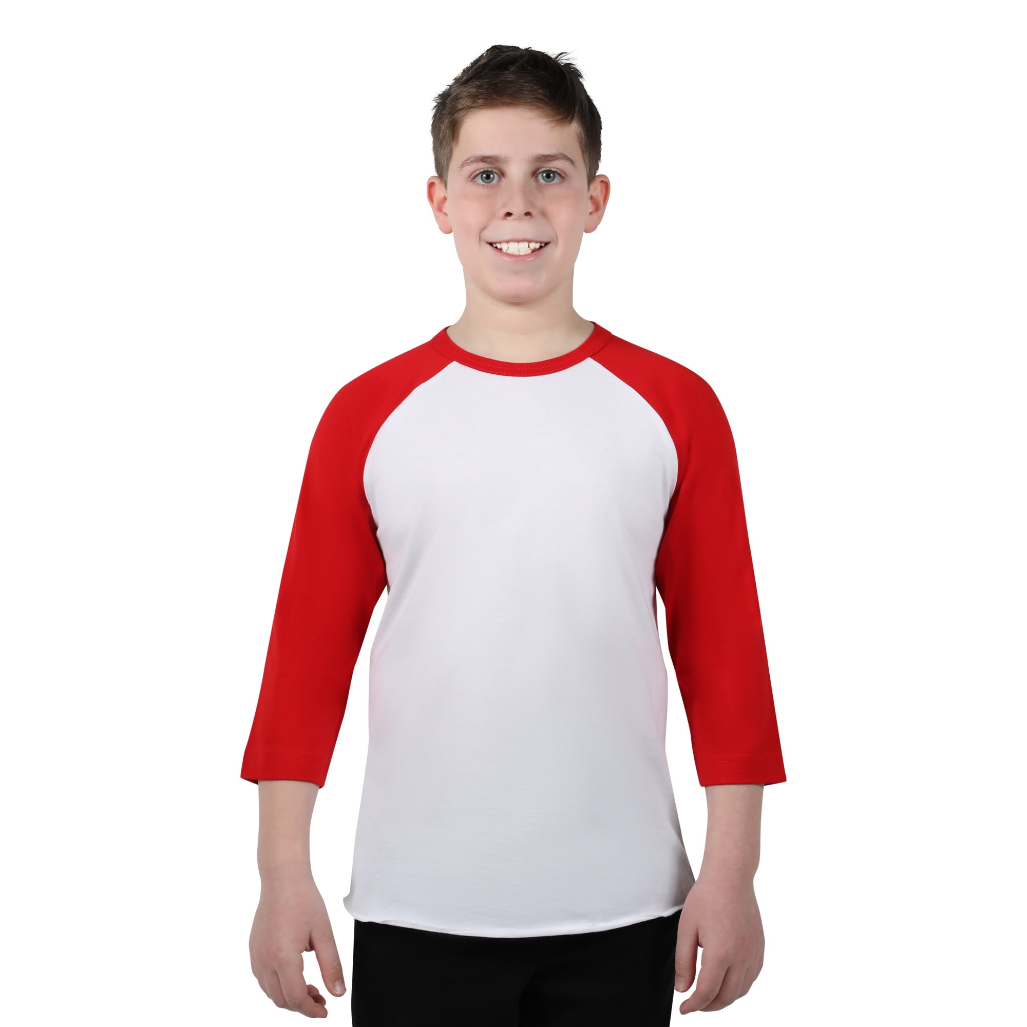 athletic-works-youth-3-4-sleeve-baseball-tee-shirt-walmart