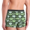 thumbnail image 4 of Men's Boxer Briefs, cute frog cartoon Soft Comfy Mens Underwear Boxer Briefs Breathable With Widen Waist, 4 of 7