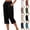Army Green, variant on Cotton Capri Pants for Women Casual Loose Capri Leggings with Pockets Drawstring Fitness Solid Color Womens Work Out Pants S-2XL