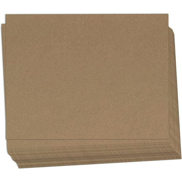 Hamilco Brown Kraft Cardstock Thick Paper Cards 4x6 Blank Card Stock ...