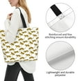 thumbnail image 3 of Fotbe Leopard Print Bolsa Tote Estética de Lona con Estampado para Mujer - Bolsa Reutilizable de Hombro Casual para Vacaciones, Compras, Trabajo y Gimnasio, 3 of 8