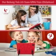 thumbnail image 6 of Mantto Case for Samsung Galaxy Tab A8 10.5-inch (2022) X200 X205 X207,Kids Friendly Shockproof Rubber Rugged Protective Case Kickstand Hyrbrid PC Hard Cover,Red/Black, 6 of 7