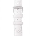 thumbnail image 3 of Morellato Samba Alligator Embossed Genuine Calf Leather Watch Strap - White - 22mm - Chrome-plated Stainless Steel Buckle - PERFORMANCE Collection, 3 of 8