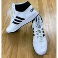 thumbnail image 5 of Adidas Hoops 2.0 Mid Sneakers Shoes Men's Size 10 FY8617 White Black, 5 of 5