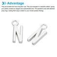 thumbnail image 5 of Letter Charm Pendants, 50 Pcs Character Alphabet Pendant Bulk DIY for Jewelry Making Bracelets, Silvery, N, 5 of 6