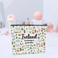 thumbnail image 4 of Bolsa de maquillaje Sldpngo, regalo de viaje a Irlanda, 6 unidades, para mujer, 4 of 6