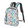 thumbnail image 2 of Daiia Block Dinosaur School Backpack for Men and Women Lightweight Backpack Durable Backpack Water-Resistant,Travel,Work Bag, 2 of 9