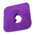 thumbnail image 1 of Toalla para mesa de masaje de salón, protector de mesa de masaje, toalla transpirable con orificio para la cara, Violeta oscuro, 1 of 9