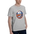 thumbnail image 2 of New York Islanders Fashion Men'S Short Sleeve T-Shirt Gray Large, 2 of 5