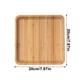 thumbnail image 3 of Bandeja de Bambú para Aperitivos | Bandeja de Madera Amarilla para Servir Frutas y Aperitivos | Bandeja Pequeña de Madera Multitamaño para Cocina, Comedor o Fiesta | Juego de 1 Pieza, 3 of 7