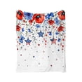 thumbnail image 2 of Independence Day Blanket Festive Flannel Blanket Soft Warm Throw Blanket For Home Sofa Bed Holiday Decoration, 2 of 9